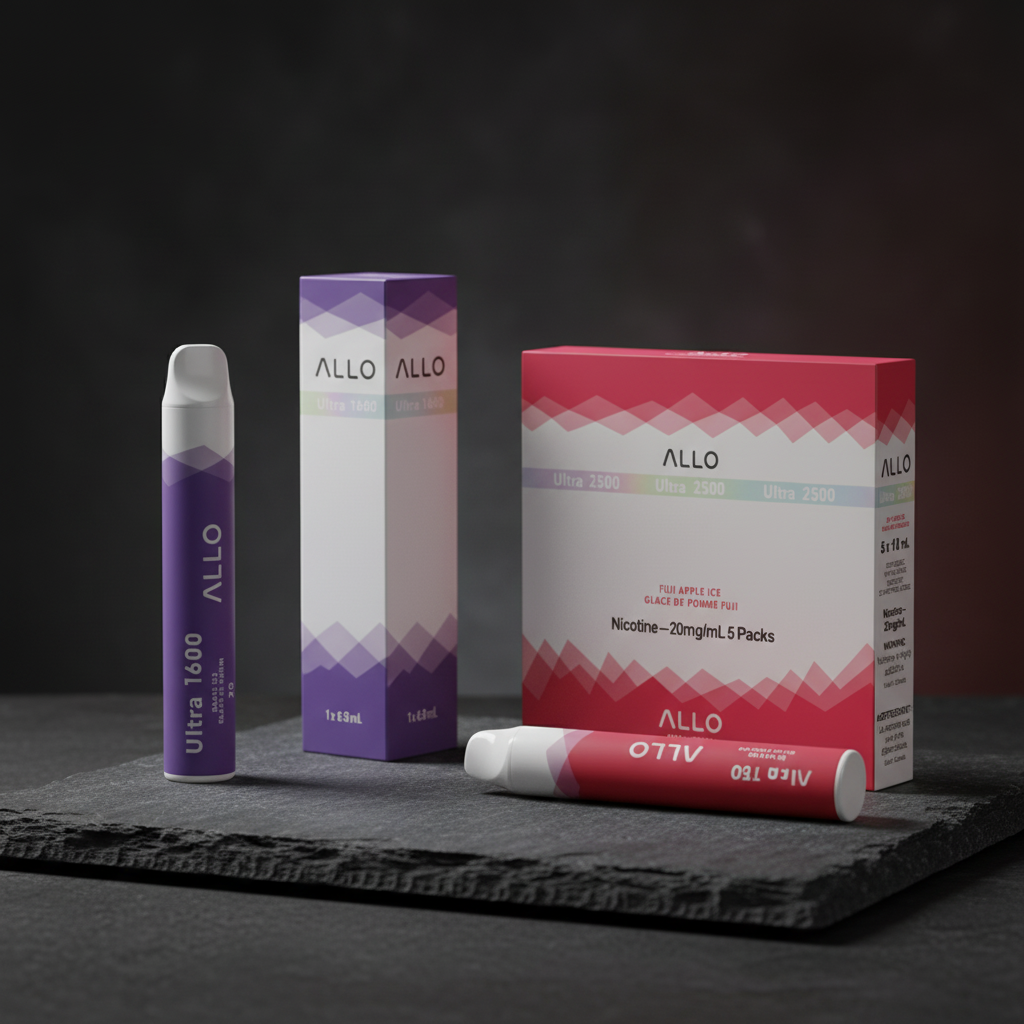 ALLO Ultra 1600 vs Ultra 2500 disposable vapes