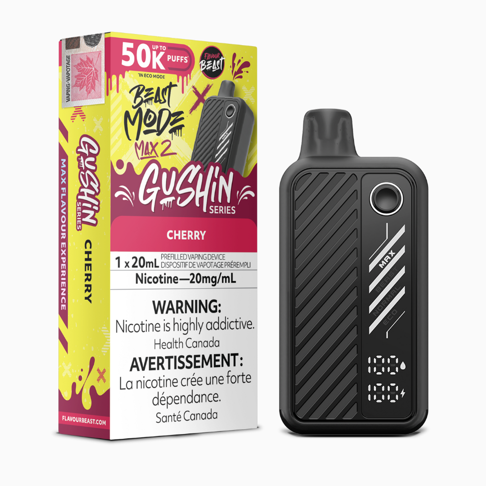 Flavour Beast Mode Max 2 Gushin - Cherry | Flavour Beast | Same-day GTA vape delivery