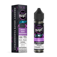 Flavour Beast Salts E-Liquid 60mL 20mg - Groovy Grape Passionfruit Iced