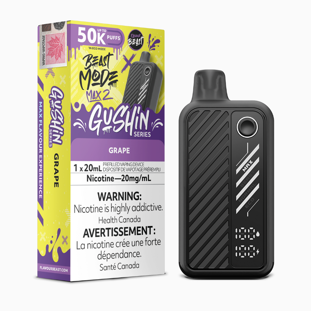 Flavour Beast Mode Max 2 Gushin - Grape | Flavour Beast | Same-day GTA vape delivery