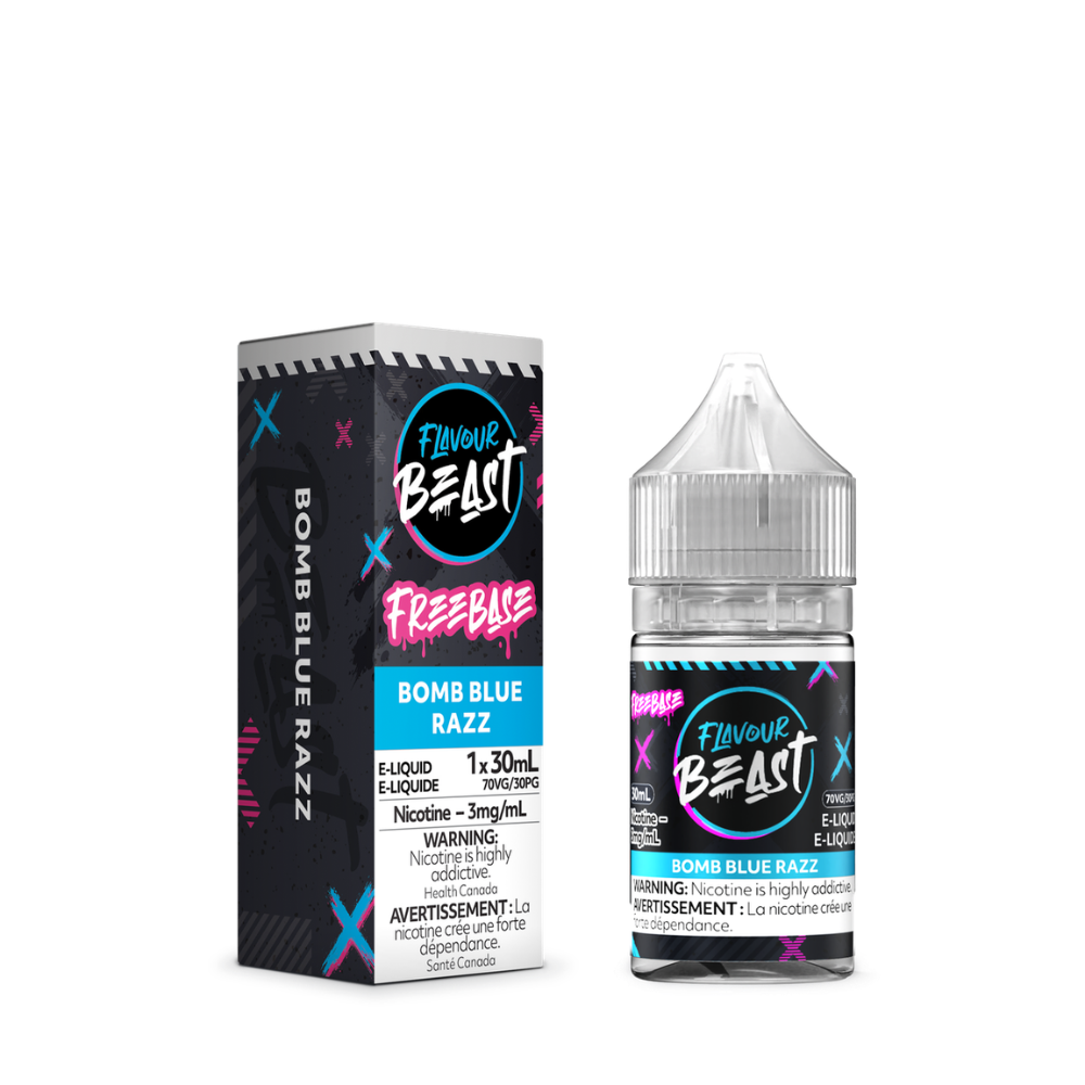 Flavour Beast Freebase E-Liquid 30mL 3mg - Bomb Blue Razz