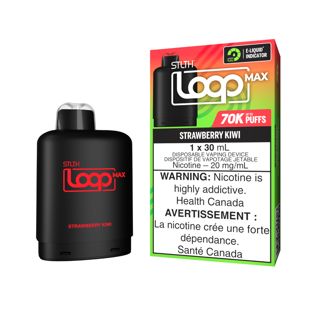 STLTH 70k Loop Max Pre-filled Vape Pod - Strawberry Kiwi | STLTH | Same-day GTA vape delivery