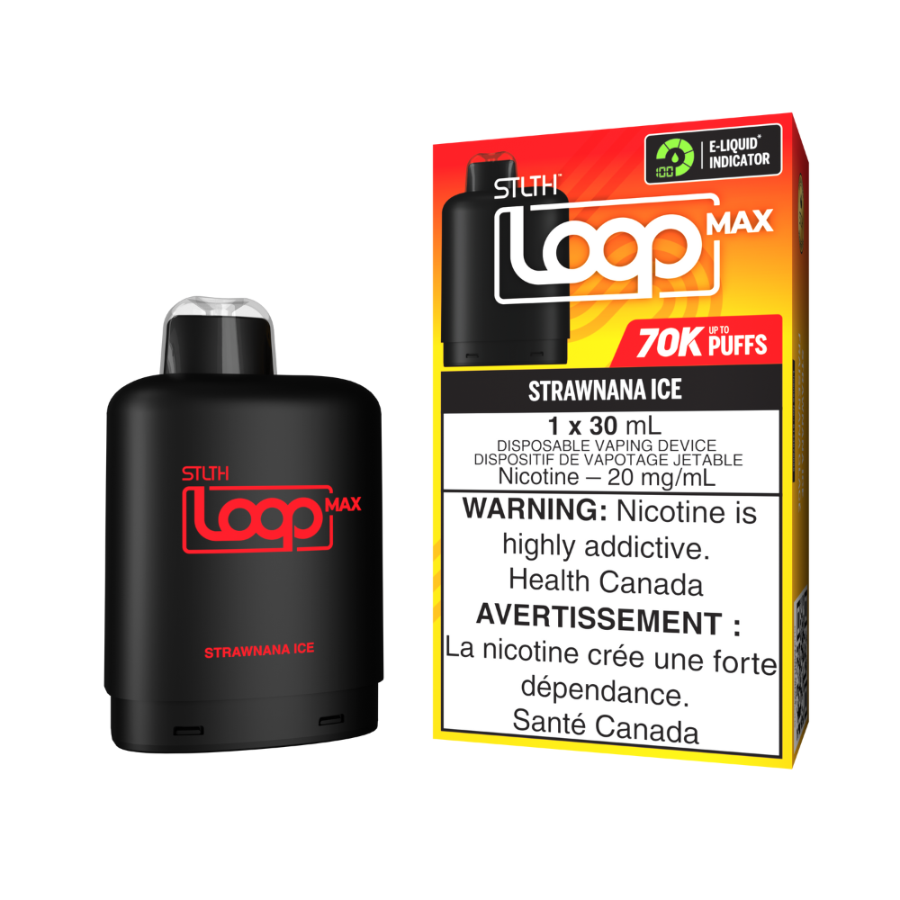 STLTH 70k Loop Max Pre-filled Vape Pod - Strawnana Ice | STLTH | Same-day GTA vape delivery