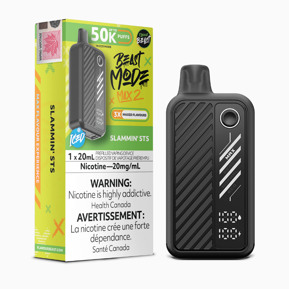 Flavour Beast Mode Max 2 - Slammin' STS Iced | Flavour Beast | Same-day GTA vape delivery