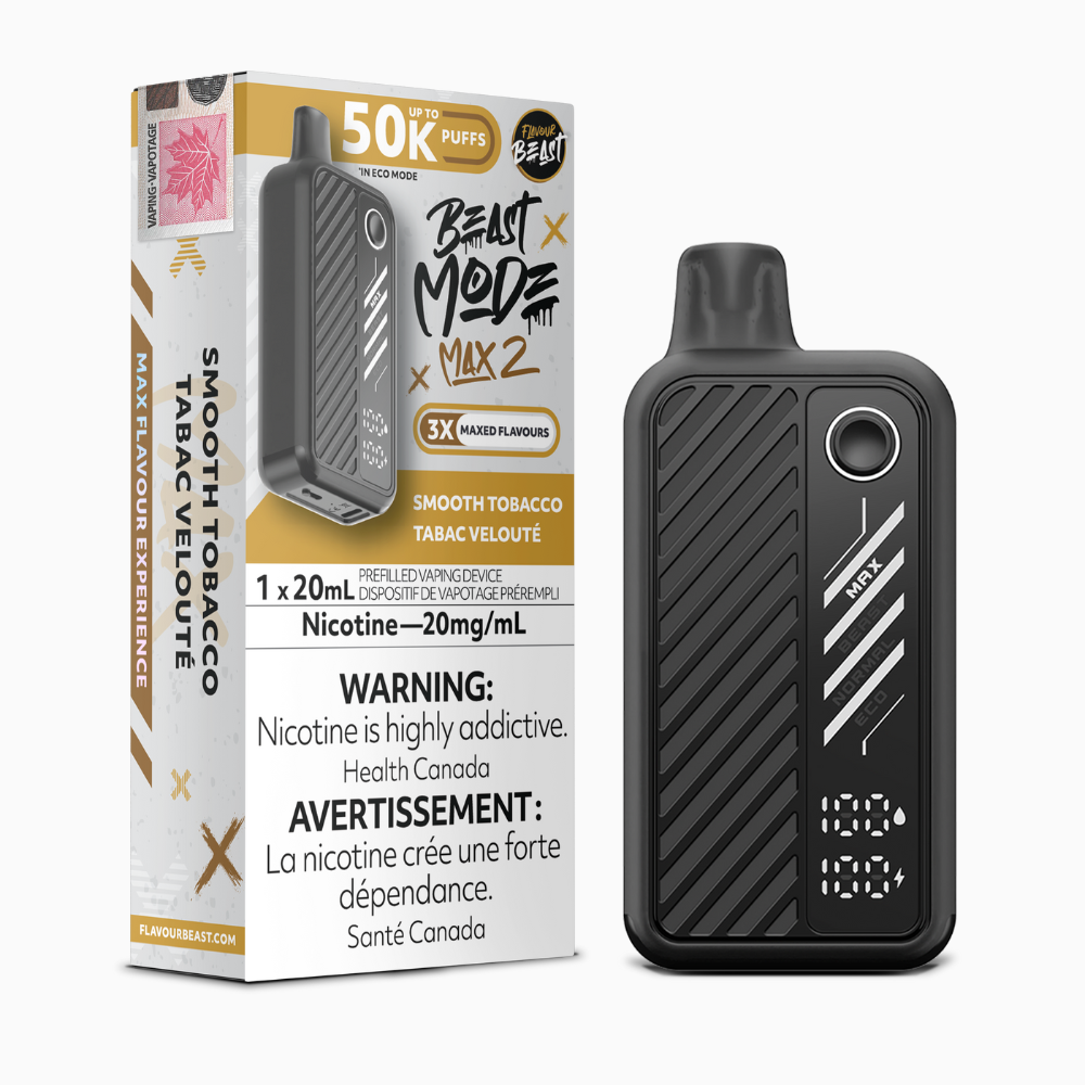 Flavour Beast Mode Max 2 - Smooth Tobacco | Flavour Beast | Same-day GTA vape delivery