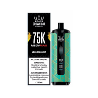 Al Fakher Crown Bar Mega Max 75k Disposable Vape - Lemon Mint