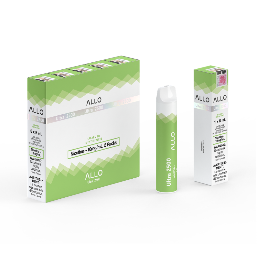 Ultra Spearmint 8mL 2500 Puffs 10 mg
