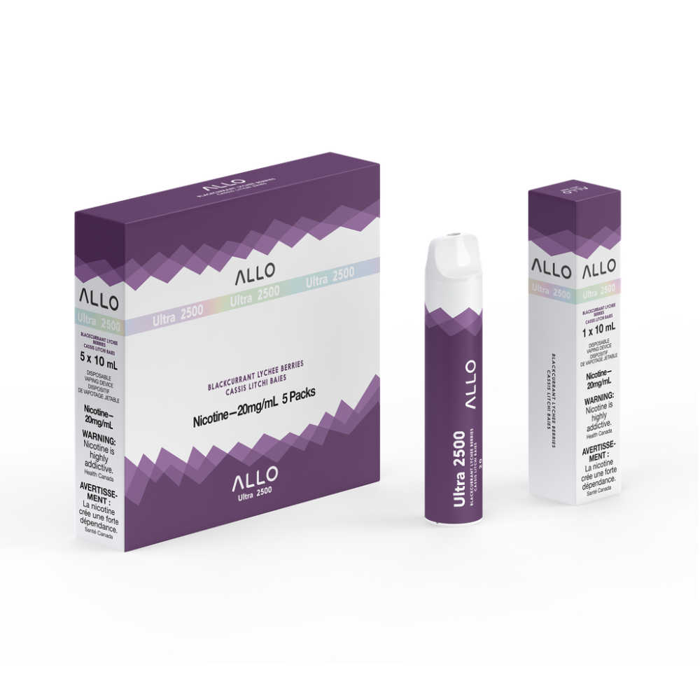 ALLO Ultra 2500 Disposable Vape - Blackcurrant Lychee Berries