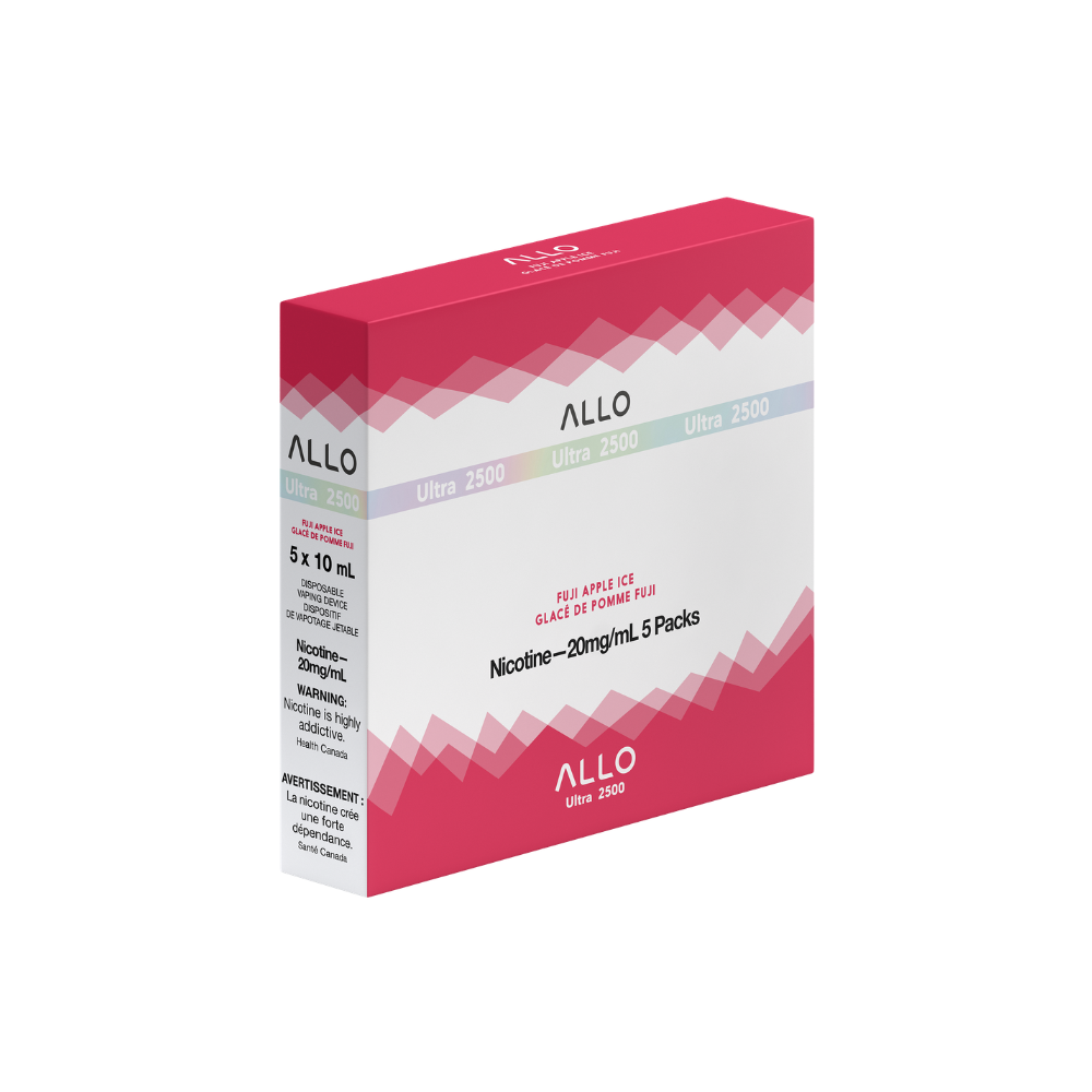 ALLO Ultra 2500 Fuji Apple Ice 8mL 2500 Puffs 20mg disposable vape