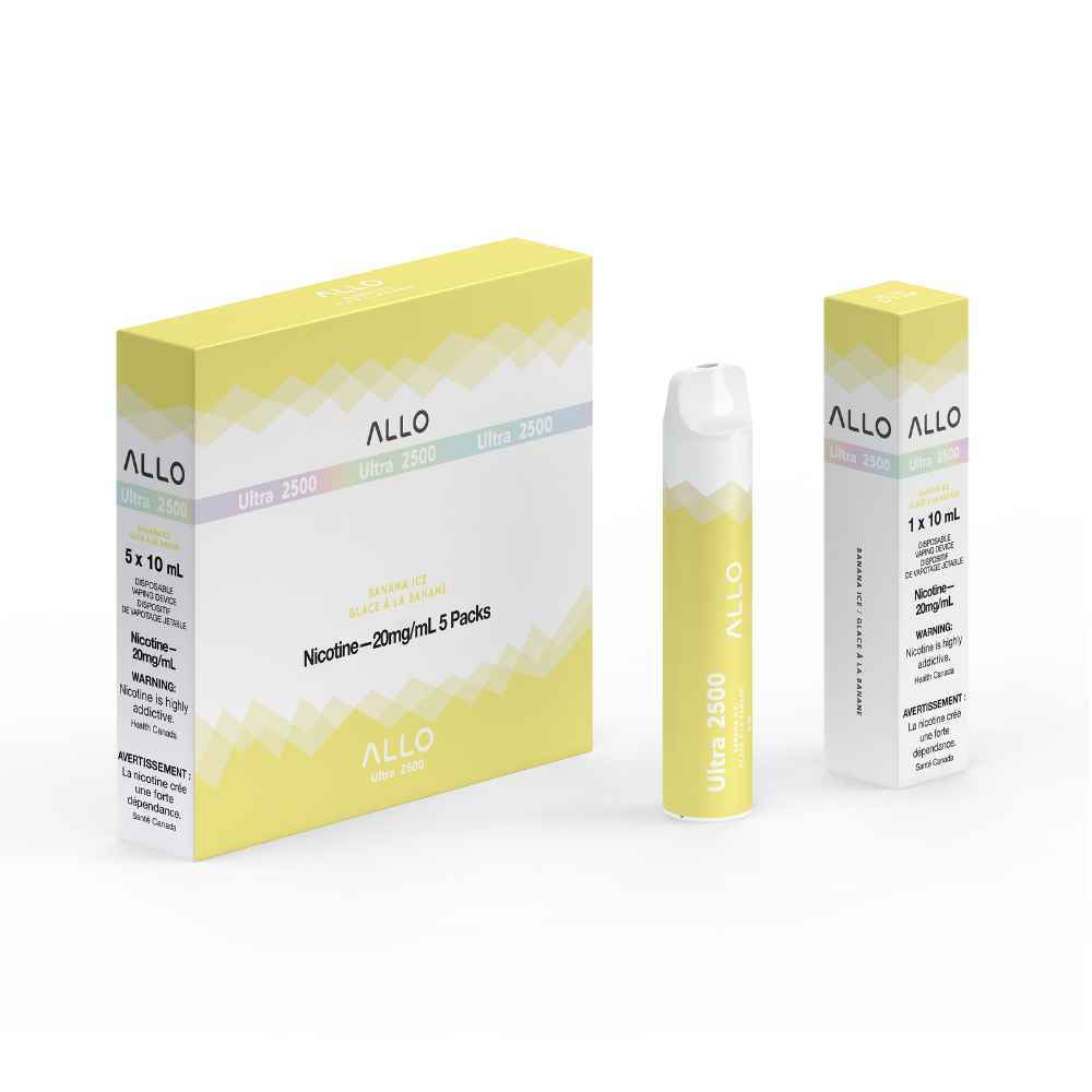 ALLO Ultra 2500 Disposable Vape - Banana Ice