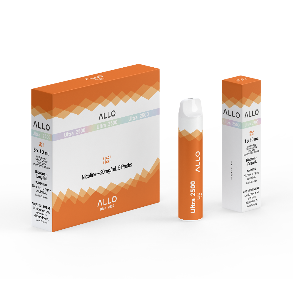 ALLO Ultra 2500 Disposable Vape - Peach