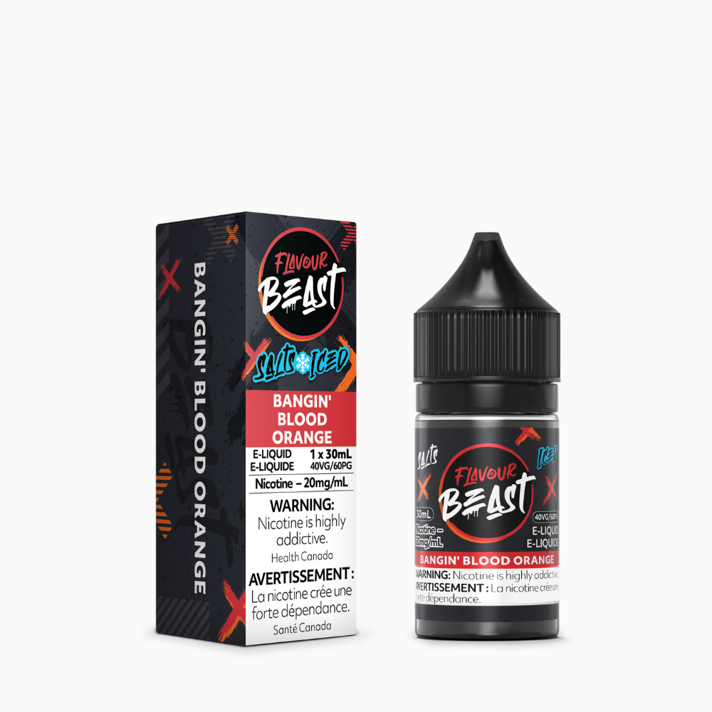 Flavour Beast Salts Iced Bangin' Blood Orange 30mL 20mg | Flavour Beast | Same-day GTA vape delivery
