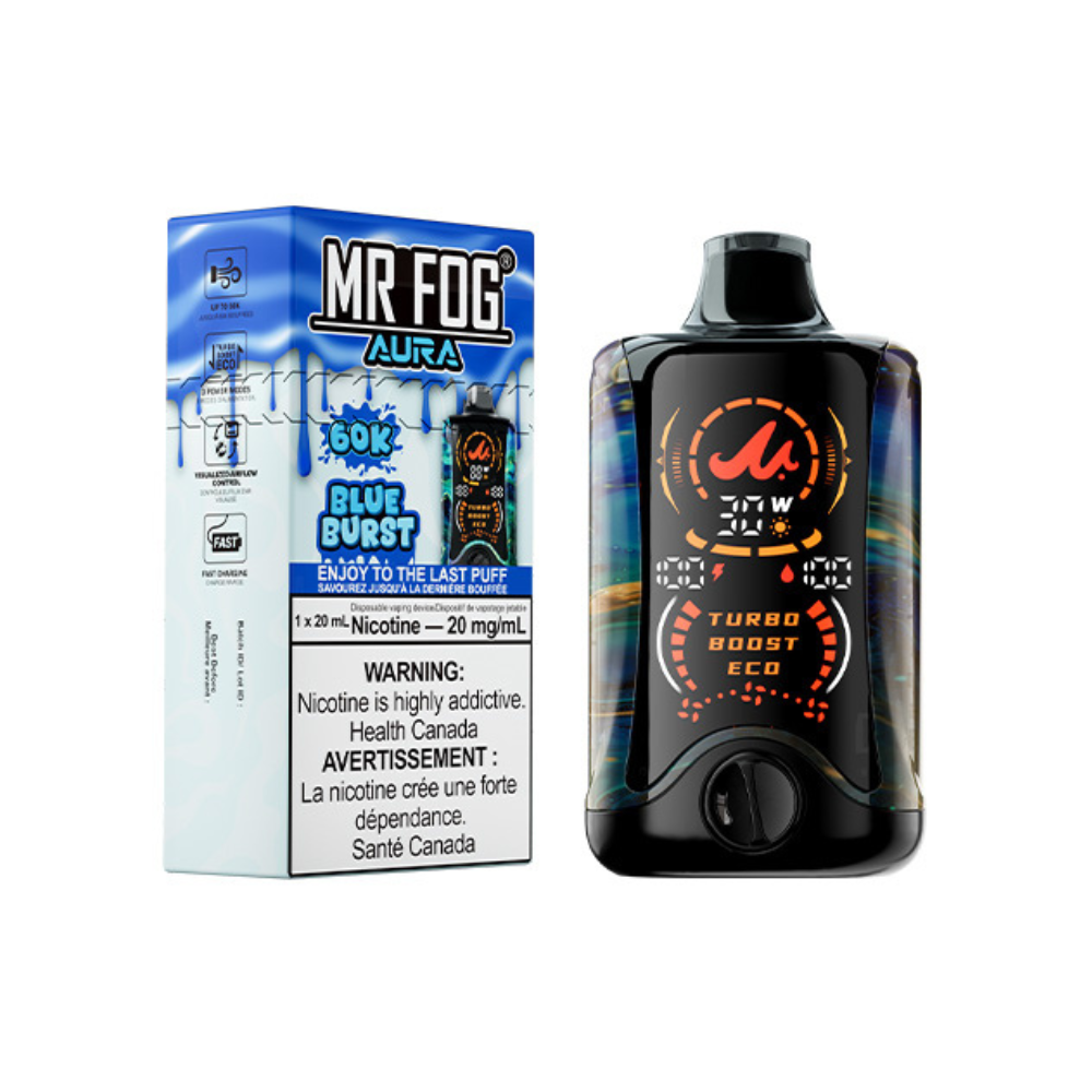 Mr Fog Aura Disposable Vape - 60K Puffs - 20 ml | Mr Fog | Same-day GTA vape delivery