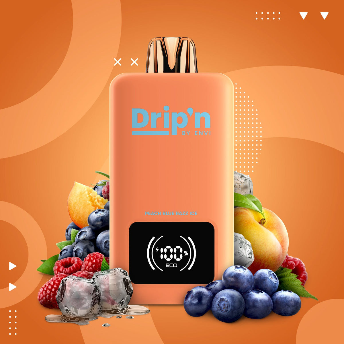 Drip'n By Envi 70k - Peach Blue Razz Ice | Drip'n By Envi | image 2