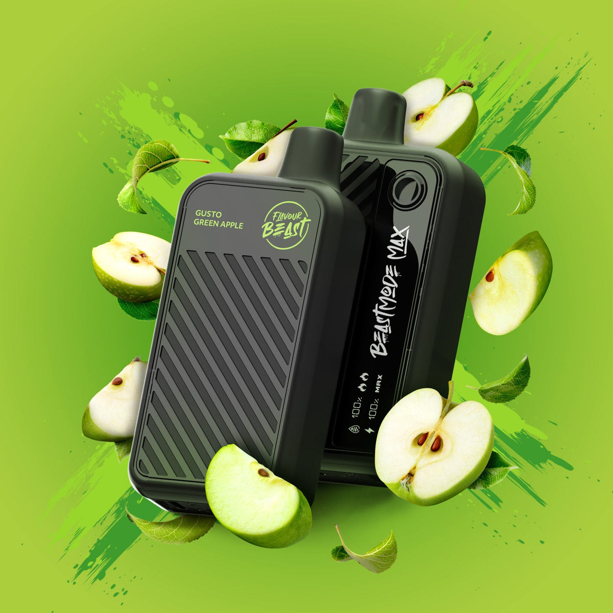 Flavour Beast - Beast Mode Max Disposable Vape - Gusto Green Apple