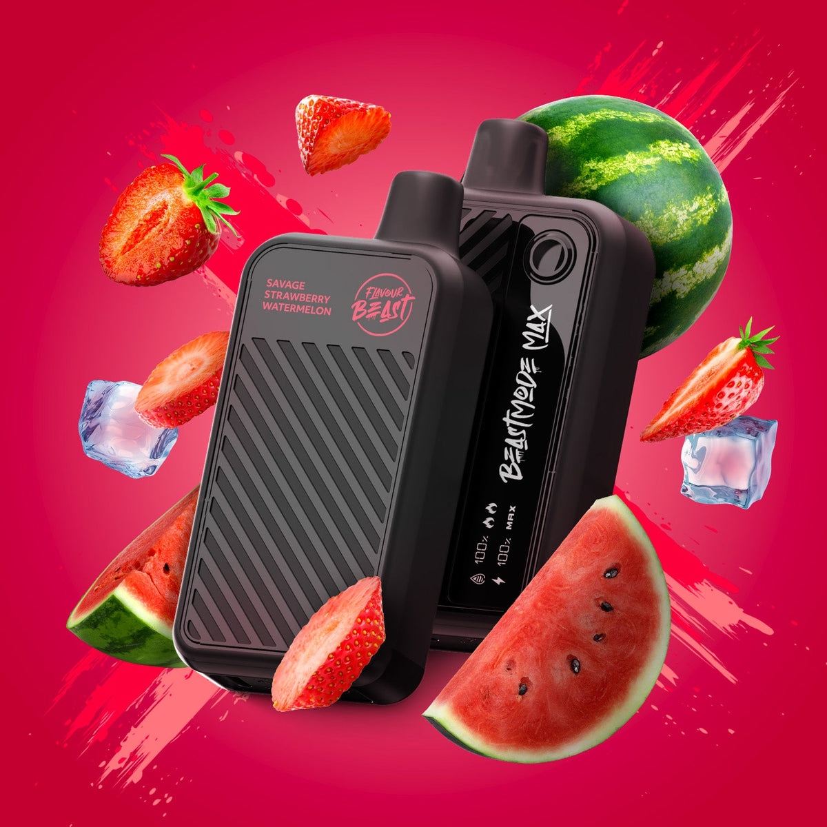 Flavour Beast - Beast Mode Max Disposable Vape - Savage Strawberry Watermelon