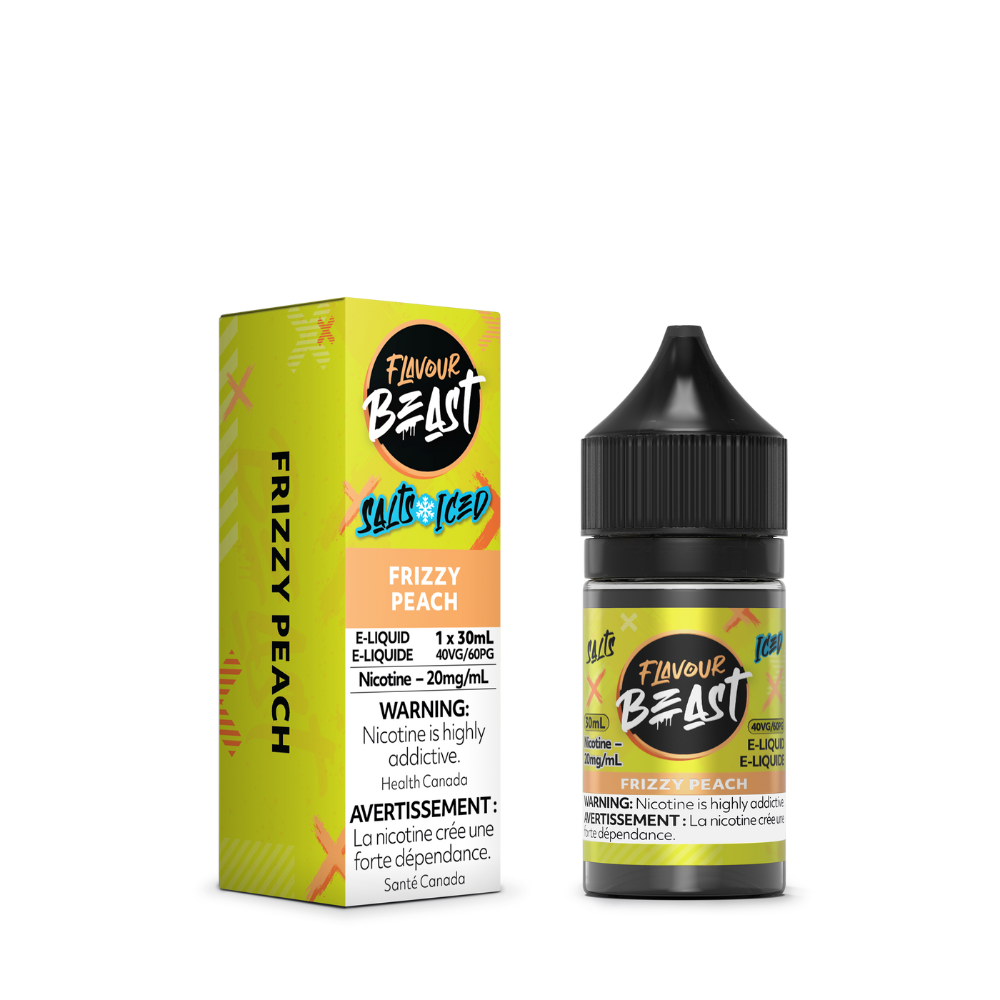 Flavour Beast Salts Iced Frizzy Peach 30mL 20mg | Flavour Beast | Same-day GTA vape delivery