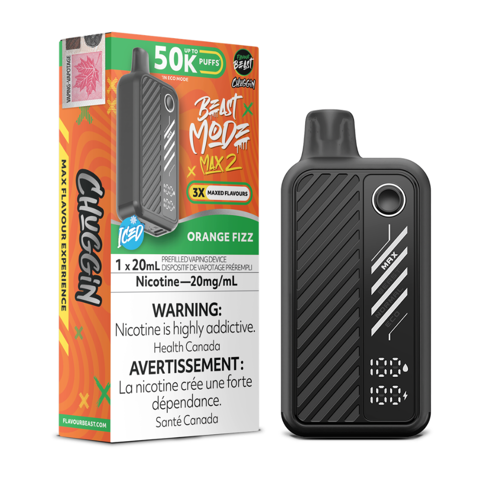 Flavour Beast Beast Mode Max 2 Chuggin - Orange Sparkle Iced