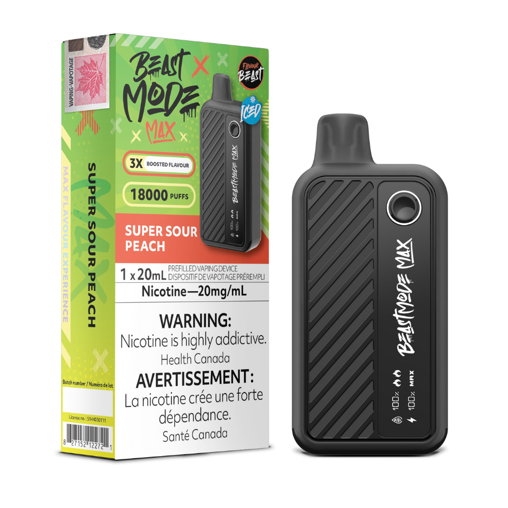 Flavour Beast Mode Max - Super Sour Peach | Flavour Beast | Same-day GTA vape delivery