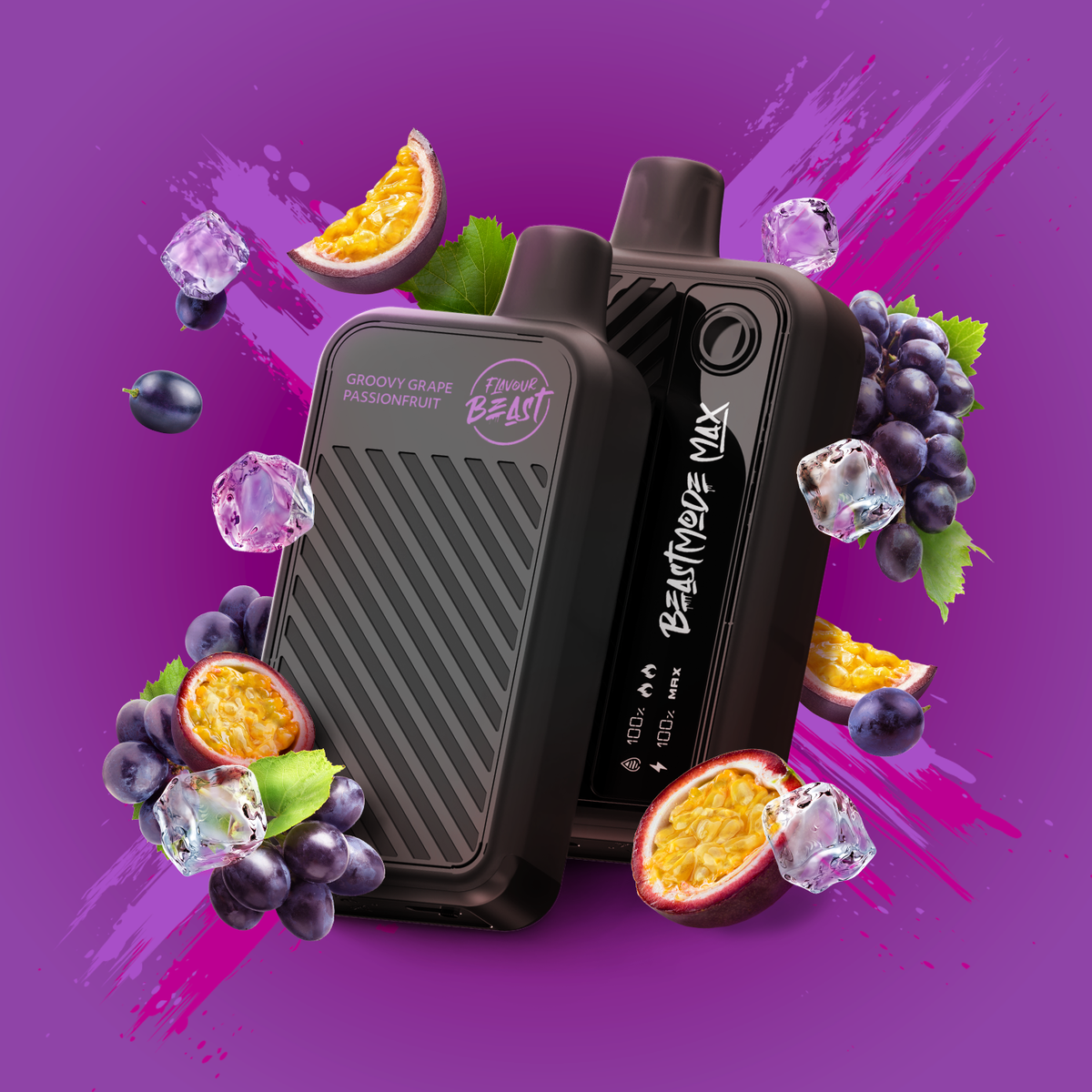 Flavour Beast - Beast Mode Max Disposable Vape - Groovy Grape Passionfruit
