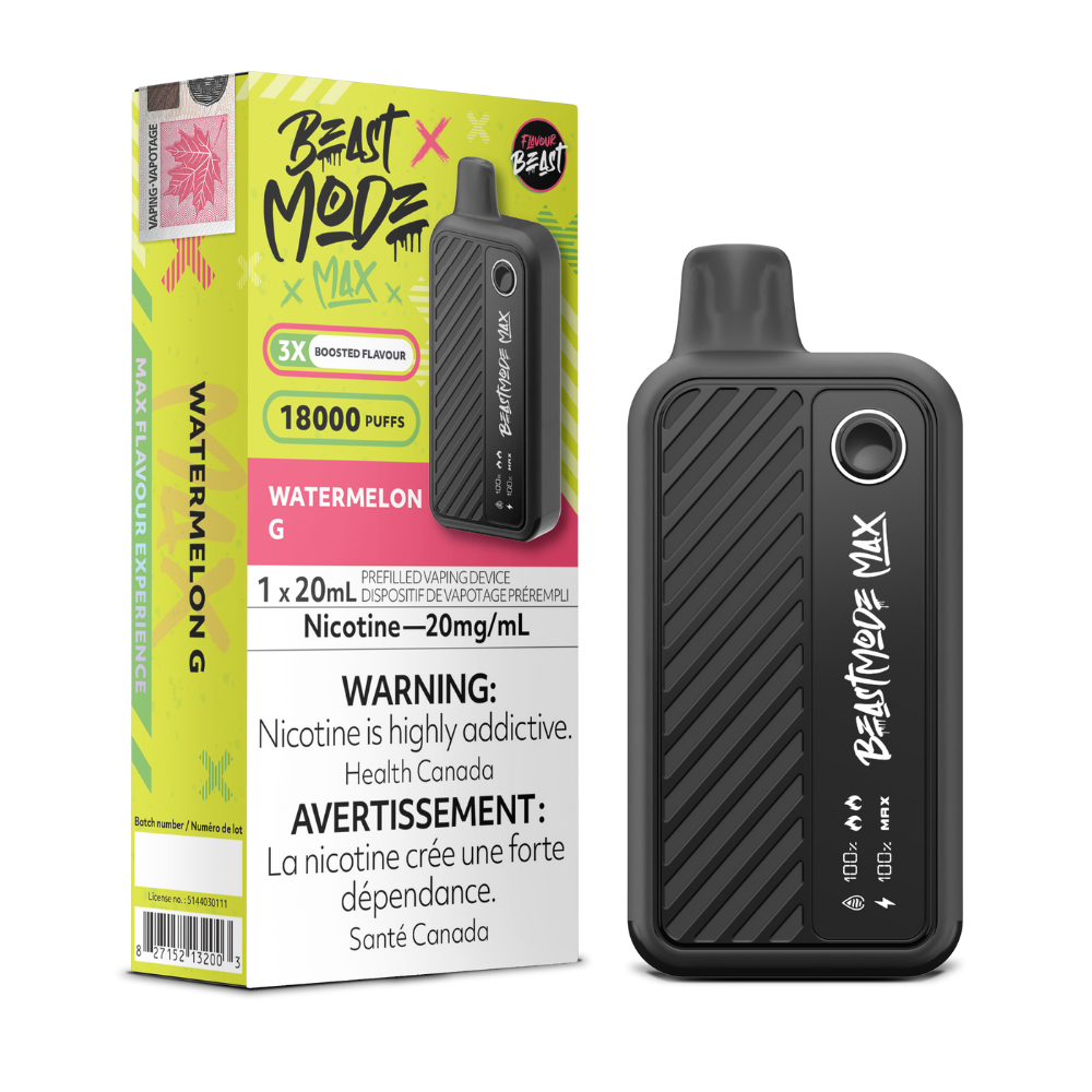 Flavour Beast - Beast Mode Max Disposable Vape - Watermelon G | Flavour Beast | Same-day GTA vape delivery