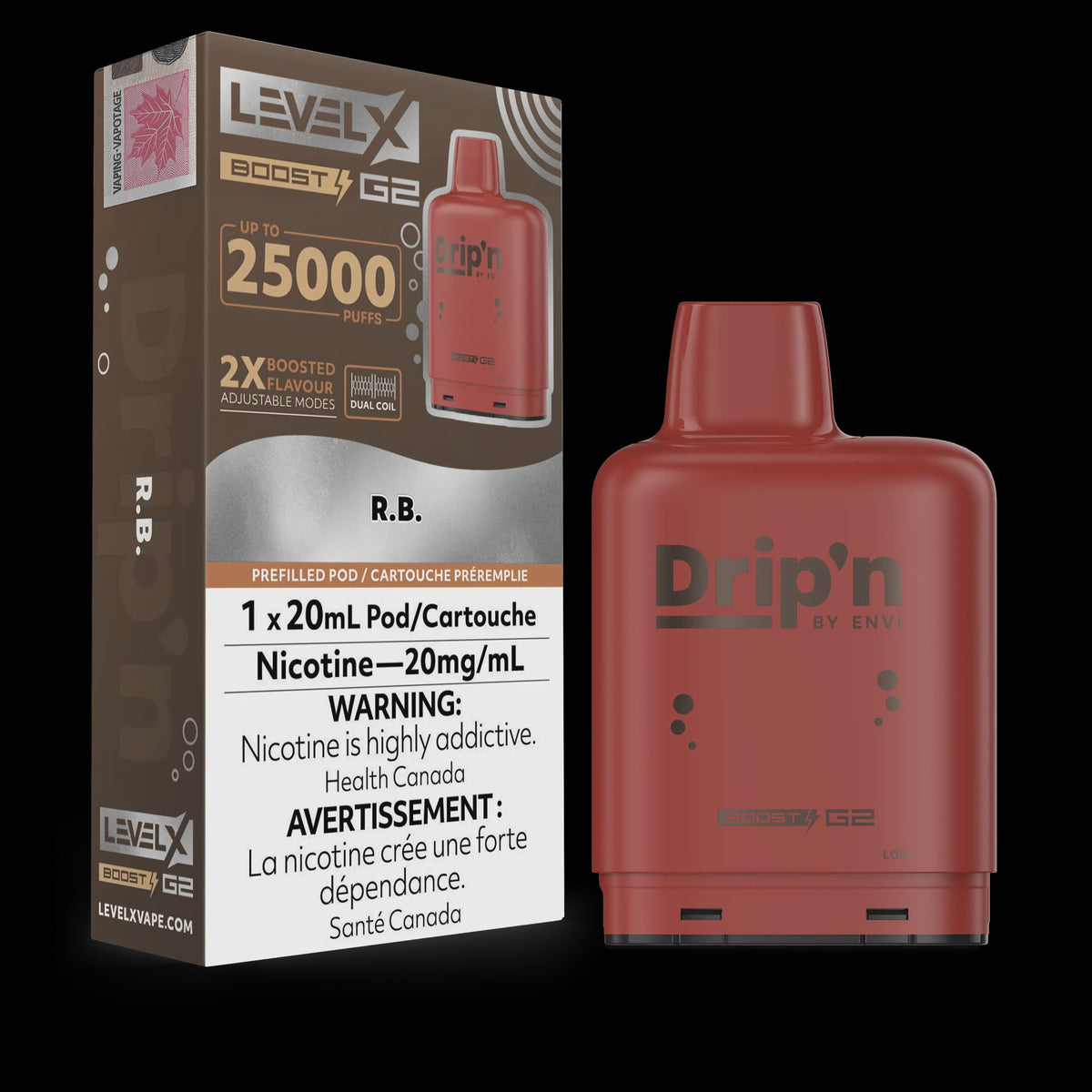 Level X Drip'n Boost G2 - R.B. | Level X Drip'n Boost G2 | Same-day GTA vape delivery