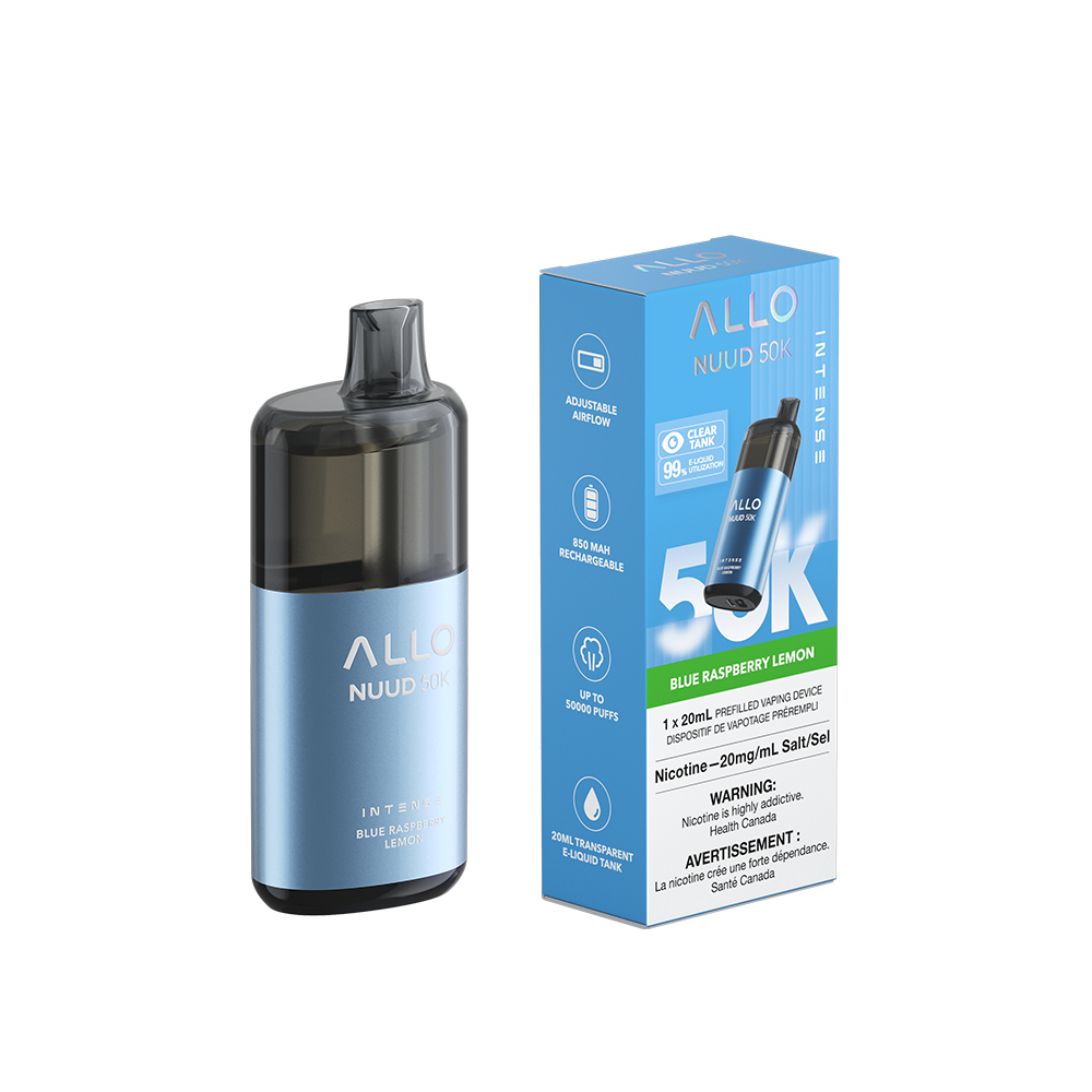 Allo Intense Nuud 50K Disposable Vape - Blue Raspberry Lemon | ALLO | Same-day GTA vape delivery