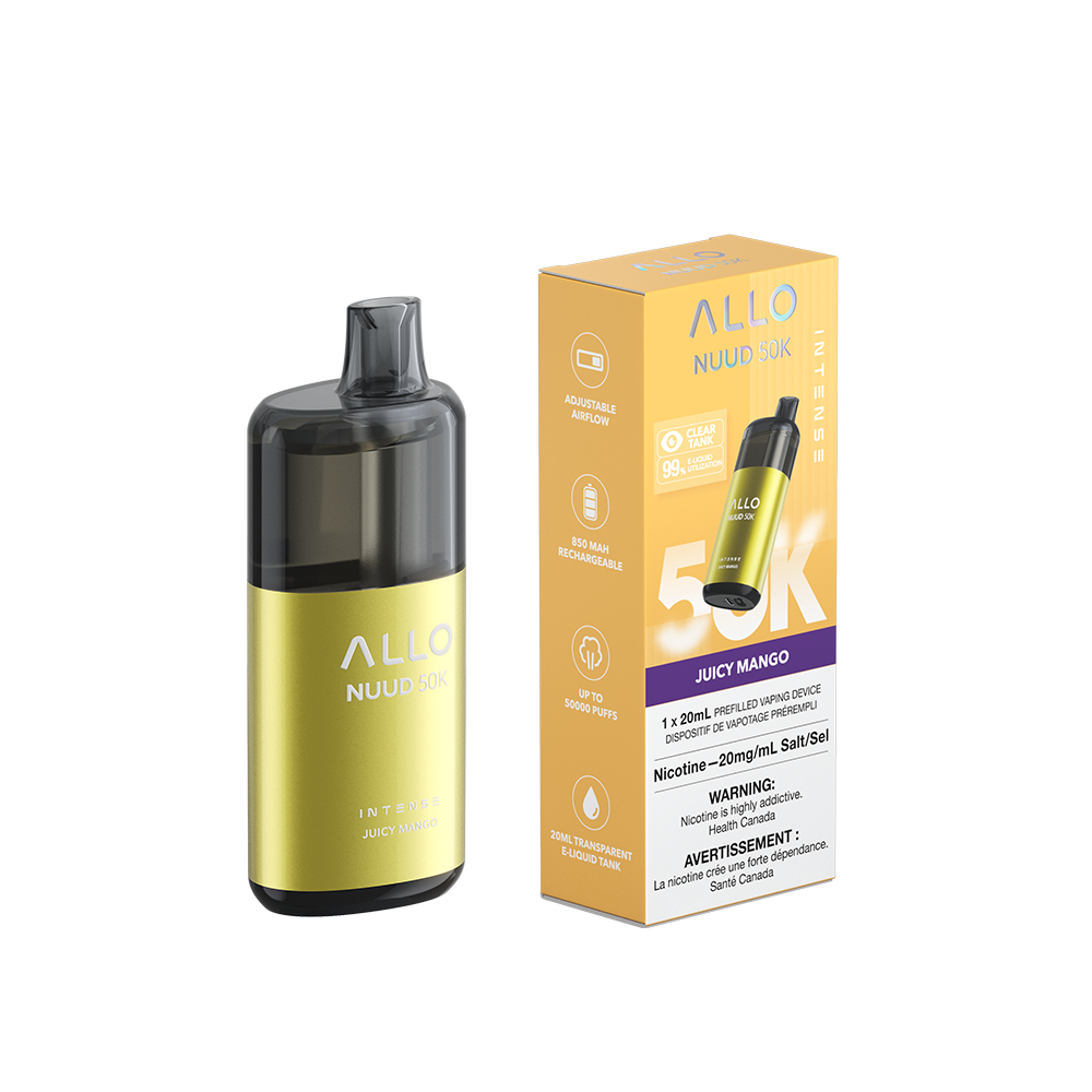 Allo Intense Nuud 50K Disposable Vape - Juicy Mango | ALLO | Same-day GTA vape delivery