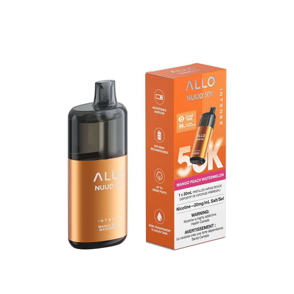 Allo Intense Nuud 50K Disposable Vape - Mango Peach Watermelon | ALLO | Same-day GTA vape delivery