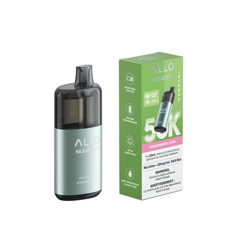 Allo Intense Nuud 50K Disposable Vape - Strawberry Kiwi | ALLO | Same-day GTA vape delivery