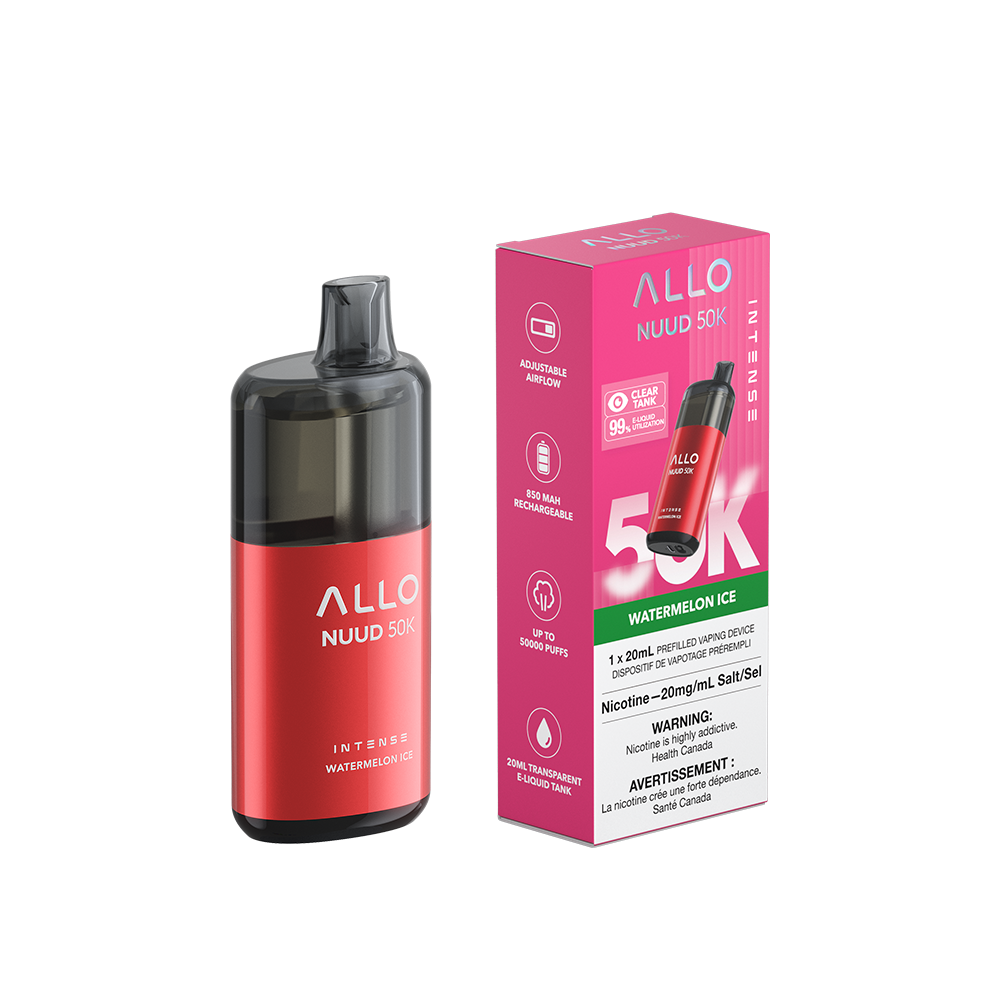 Allo Intense Nuud 50K Disposable Vape - Watermelon Ice | ALLO | Same-day GTA vape delivery