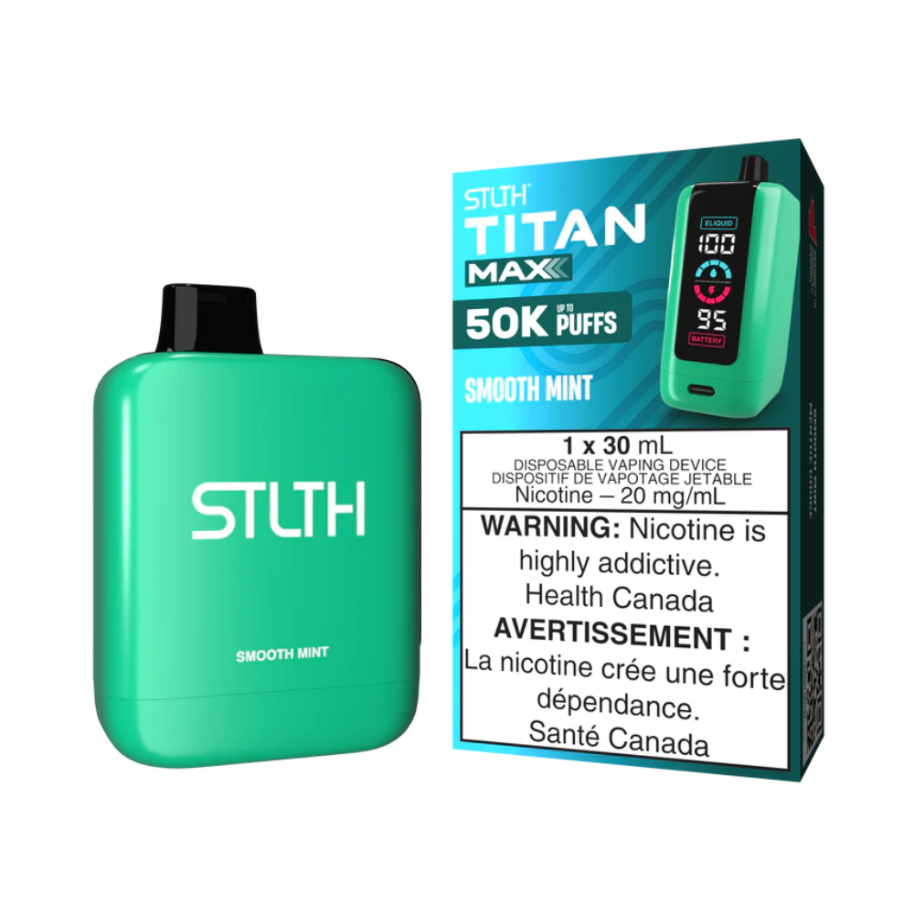 STLTH  Titan Max Disposable Vape - Smooth Mint | STLTH | Same-day GTA vape delivery