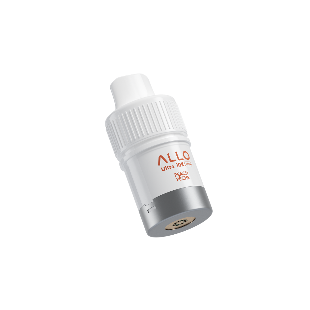 Allo Ultra 10k Hybrid Pre-filled Vape Pod - Peach | ALLO | Same-day GTA vape delivery