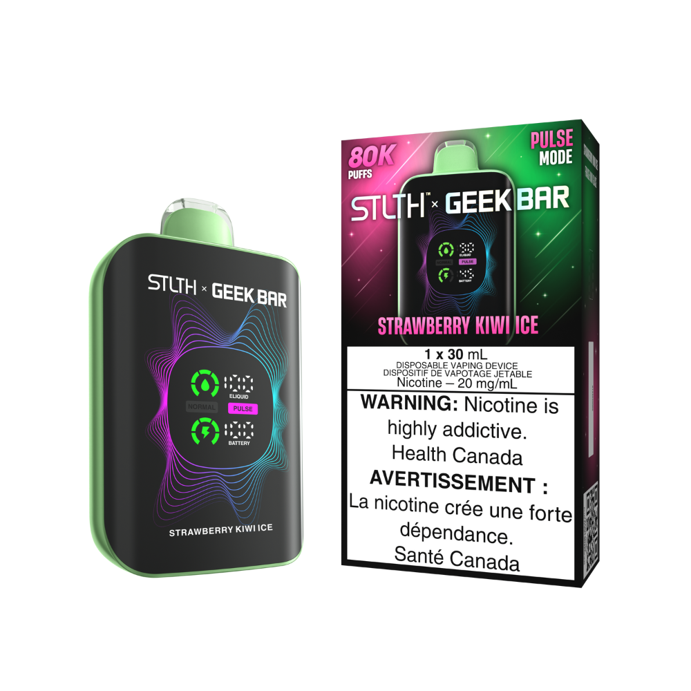 Stlth x Geek Bar 80K  Disposable vape - Strawberry Kiwi Ice | Stlth x Geek Bar | Same-day GTA vape delivery