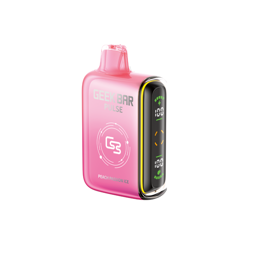 Geek Bar Pulse Disposable Vape - Peach Passion Ice | Geek Bar | Same-day GTA vape delivery