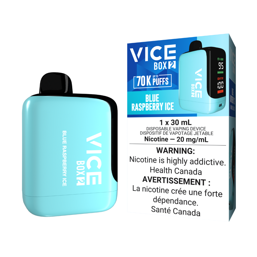 Vice Box 2 Disposable Vape - Blue Raspberry Ice | VICE | Same-day GTA vape delivery