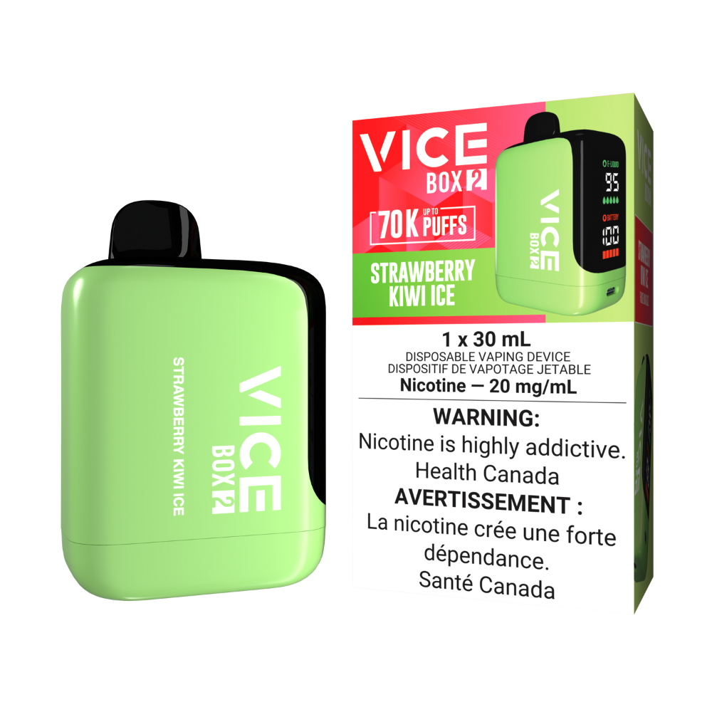 Vice Box 2 Disposable Vape - Strawberry Kiwi Ice | VICE | Same-day GTA vape delivery