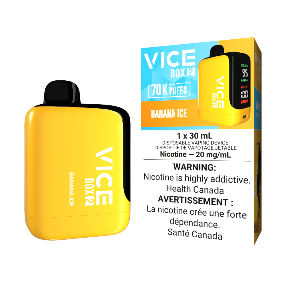 Vice Box 2 Disposable Vape - Banana Ice | VICE | Same-day GTA vape delivery