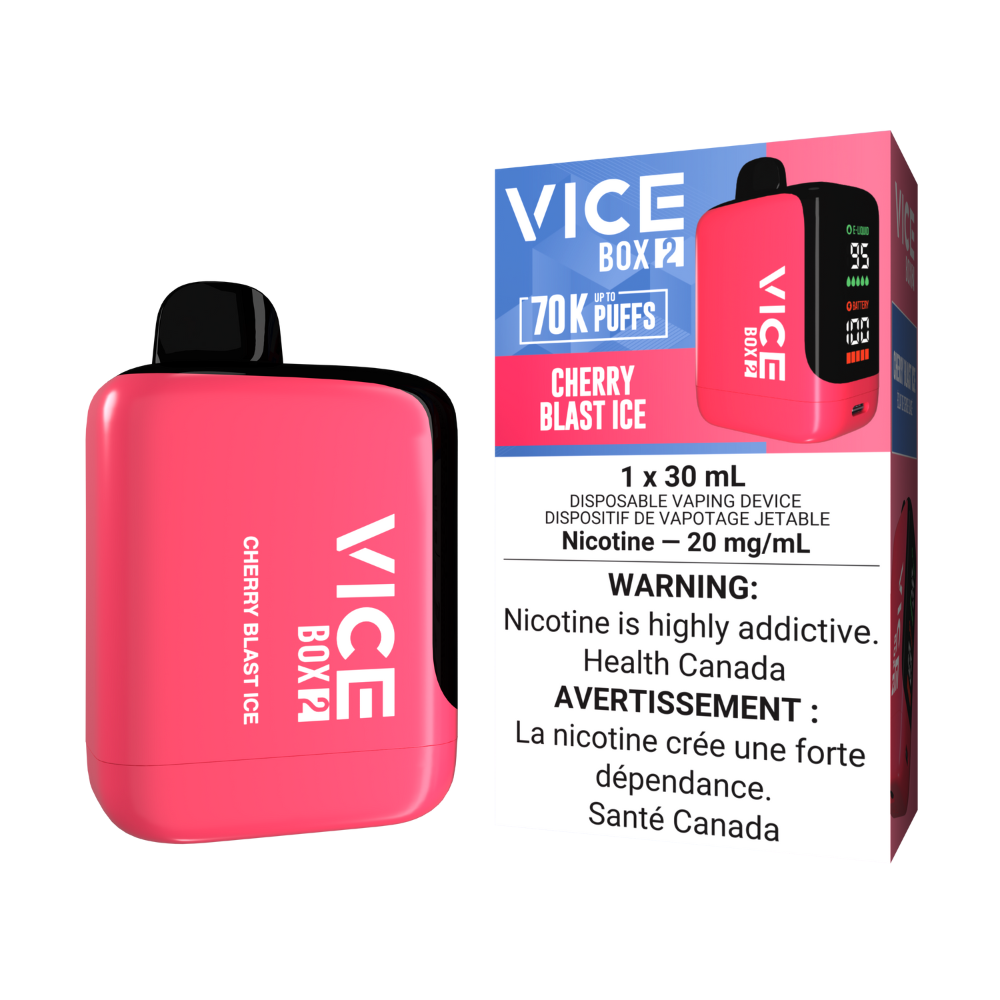 Vice Box 2 Disposable Vape - Cherry Blast Ice | VICE | Same-day GTA vape delivery