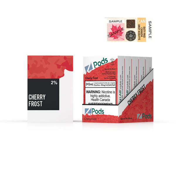 Z Pods 3 x 2mL Pods 400 Puffs - Cherry Frost
