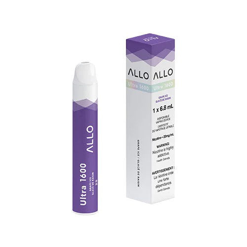ALLO Ultra 1600 Disposable Vape - Grape Ice | ALLO | Same-day GTA vape delivery