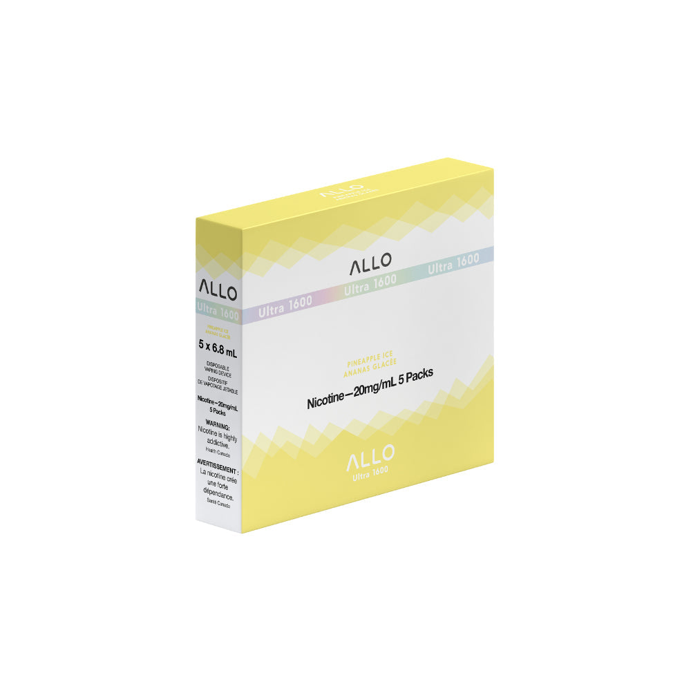ALLO Ultra 1600 Pineapple Ice 6mL 1600 Puffs 20mg