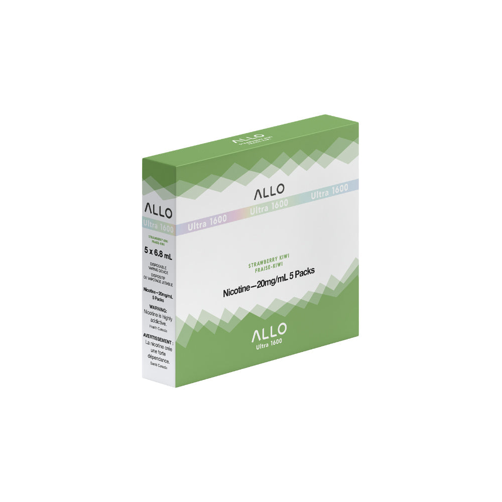 ALLO Ultra 1600 Strawberry Kiwi 6mL 20mg 1600 Puffs