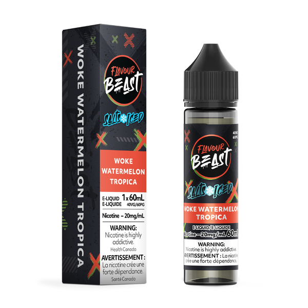 Flavour Beast Salts E-Liquid 60mL 20mg - Woke Watermelon TropicaIced