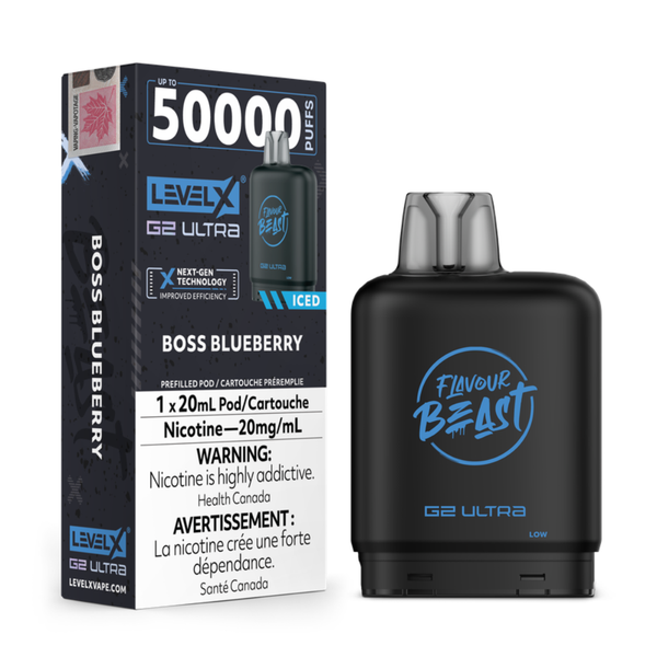 Flavour Beast Level X G2 Ultra - Boss Blueberry Iced