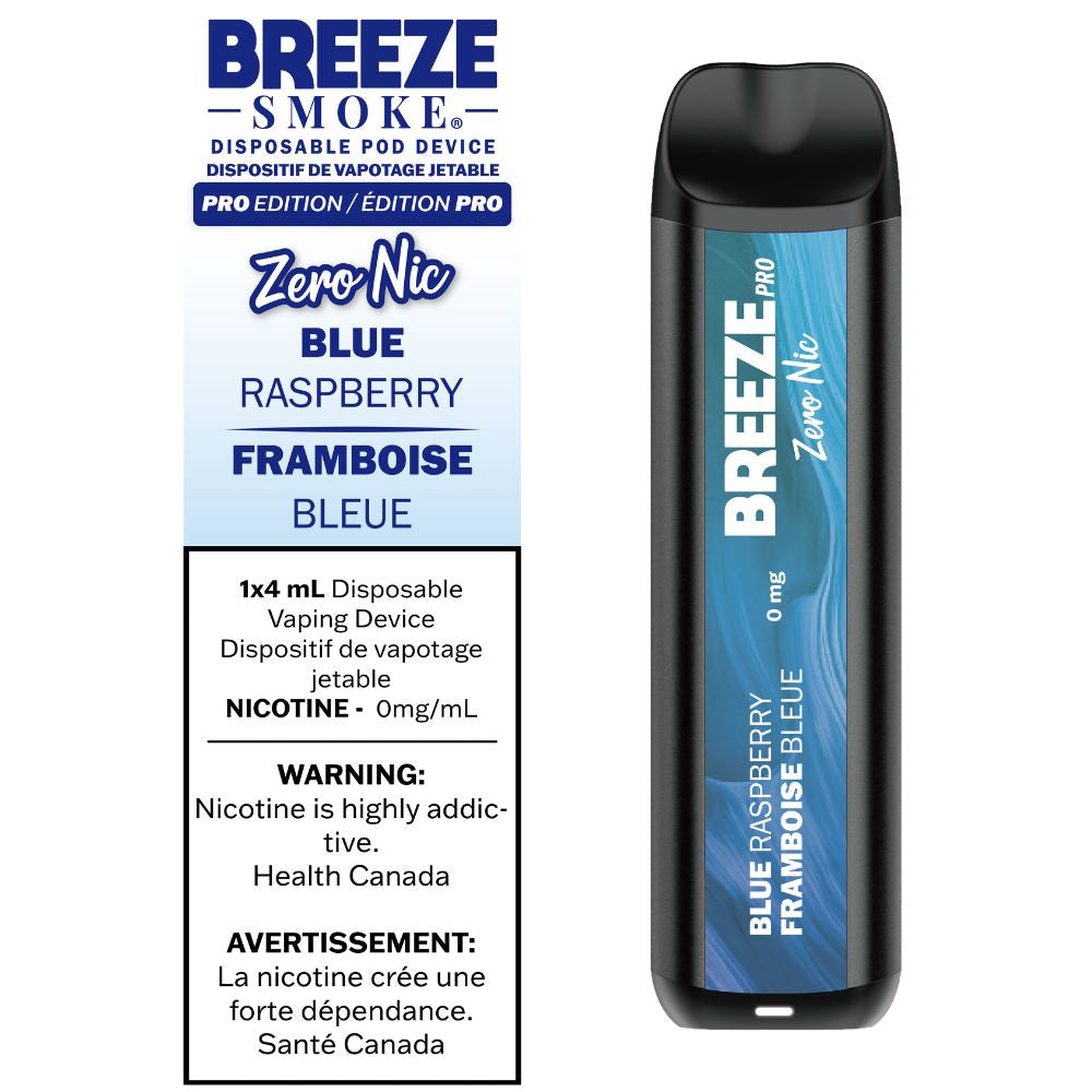 Breeze Pro S50 Zero Nic - Blue Raspberry | Breeze | Same-day GTA vape delivery
