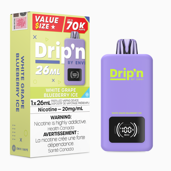 Drip'n By Envi 70k - White Grape Blueberry Ice 70k