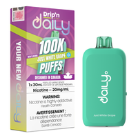 Drip'n Daily Disposable Vape - 100K Puffs - 30mL - Just White Grape