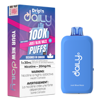 Drip'n Daily Disposable Vape - 100K Puffs - 30mL - Just Blue Razz