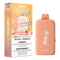 Drip'n Daily  Disposable Vape - 100K Puffs - 30mL - Just Peach G